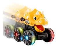 GkgWuxf Dinosaur Trucks - Interactive Toy Car Model with Light | Dinosaur Truck Model with Lighting, for Boys Girls Birthday Parties Day