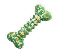 GkgWuxf Dog Chew Toys - Rubber Bone for Teeth Cleaning, Anti-Shock Bone Ball for Chewing Mental Stimulation Soothing Pet Play Indoor Outdoor