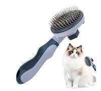 GkgWuxf Dog Combs For Grooming Knots - Self Cleaning Brush To Reduce Shedding - Grooming Brush For Detached Hair And Knots | For Dog Cat Puppy Home