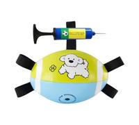 GkgWuxf Dog Toy, Interactive Chew Ball - with PU Leather Straps for Dogs, for Play Exercise Running Dogs All Sizes Garden Outdoor Park