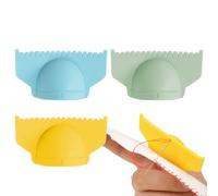 GkgWuxf Edge Sewing Lockranding Tool | 3/4mm Sewing Template Gauge Finger Ruler | Measuring Tool Knitting Needle Multifunction Finger Ruler for Craft Machine Fabrics
