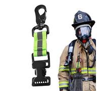 GkgWuxf Firefighter Gloves Strap Clip | Firefighter Work Gloves Holder - High Visibility Multifunctional Heavy Duty Easy To Use Nylon Webbing Firefighter Gloves Strap For Mechanics