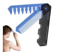 GkgWuxf Folding Comb - Portable Folding Comb for Hair & On the Go - Barber Tool Compact for Daily Beard Care Moustache Head Hair & Father Styling