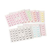 GkgWuxf French Tip Nail Stickers, Colorful Stripes Transfer Decals, Long Lasting Decorations Tool Decal Accessories for Women Home Parties Kids All Ages Toes Salon Family Adults Fingers