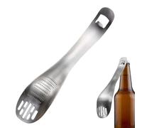 GkgWuxf Garlic Grinder Garlic Grinder | Multipurpose Metal Garlic Chopper Spoon | Kitchen Gadgets Ginger Grater Pasta Server Spoon Egg Separator for Home Kitchen