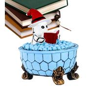 GkgWuxf Ghost Light - Bathtub Reading Book Decoration Figurine Lamp - Halloween Ghost Decor - for Pathway Bedroom Kitchen Office Home House Window