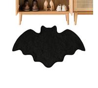 GkgWuxf Halloween Bath Mat | Bat Mat Decor,15.75x23.62 Inch Non Slip Floor Carpet for Door Entrance Bedroom Kitchen Shower Bathtub Halloween