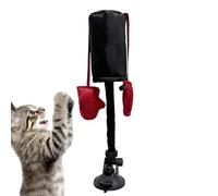 GkgWuxf Interactive Cat Toys 29.2x14cm Cat Toy Punching Bag Ball Polyester Play Sandbag With Gloves Teaser Companion Pet Supplies With Catnip For Small Breeds Enrichment Exercise