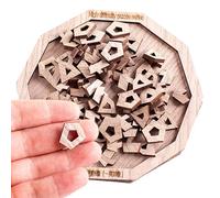 GkgWuxf Jigsaw Puzzles - Reverse Thinking Board Games | Shape Jigsaw Puzzles with Frame,for Adults Kids Girls Travel Birthday Holiday Home Airplane Car Trips Waiting Room Preschool Party