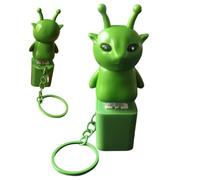 GkgWuxf Keyboard Clicker Fidget, Alien Bag Charm with Sound and Light, Decorative Bag Charm, for Kids Teens Adults Programmers College Students Collectors Study Work Travel Home Office Keys