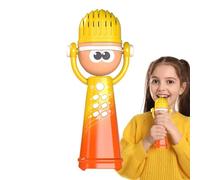 GkgWuxf Kids Microphone, Cute Wireless Karaoke Microphones With Light, Electronic Sensory Musical Toy, Early Childhood Developmental Activity For Indoor Outdoor