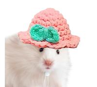 GkgWuxf Knitted Hats for Small Animal,Cute Pet Headwear Knitted Hamster Hat | Soft Costume Accessories Colorful Animal Clothes for Snakes & Party