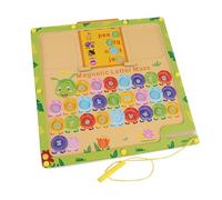 GkgWuxf Magnetic Letter Board, Magnetic Letter Association Game,Letter Maze Educational Learning Puzzle Matching Alphabet - Letter Sorting Game Tracing Board