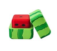 GkgWuxf Playing Dice, Creative Watermelon Dices for Table Games, Cartoon Chess Party Supplies for Travel Teaching Math Kids Holiday Classroom Birthday Kids Adults Family Night