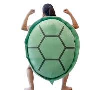 GkgWuxf Portable Turtle Pillow, Giant Turtle Shell Pillows 80cm, Portable Plush Cushion Wearable Turtle, Christmas Birthday Party Gift for Children and Adults