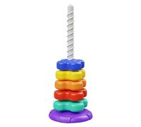 GkgWuxf Rainbow Spin Stacking Toy, Stackable Rainbow Tower | Creative Spinner Tower Blocks,Multifunctional Spinner Stacking Toy for 3+ Years, Learning Toy