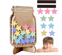GkgWuxf Reward Jar, Star Reward Jar for Enf-Ant, Reward System with Stars for Class, Good Behavior Reward Pots for Boys and Girls