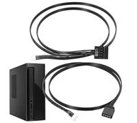 GkgWuxf RGB PC Extension Cable | 3 and 4 Pin LED Connector | Extended RGB Connector Cord for Motherboard, GPU, Power, Monitor, PC and Game Consoles