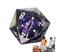 GkgWuxf Role Playing Dice | 20 Easy Read Dice Set - Polyhedron Color Dice with Bright Eyes for Table Games Role Playing for Interactive Games, Projects