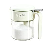 GkgWuxf Seasoning Bottle | Easy Access Moisture-Resistant | Glass Condiment Jar with Lid | for Sugar Salt Pepper Sesame Vinegar Meal Prep Dish Serving Restaurant Catering Truck