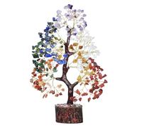 GkgWuxf Stone Tree - Handmade 7 Colors Stress Relief Soothing Decoration - Tree Decoration | for Hallway Shelf Desks Office Table Home Interior
