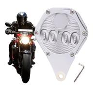 GkgWuxf Tax Disc Permit Holder | Hexagonal Tax Disc Plate - Waterproof Aluminum Bracket with Wrench for Moped Motorcycle Scooter ATV