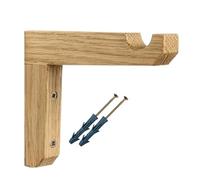 GkgWuxf Wooden Wall Hooks, Planter Hooks for Hanging Plants, Wooden Wall Planter for Indoor Plants, L-Shaped Plant for Wall, Mounted Plant Hook for Indoor and Outdoor Bracket for Lanterns