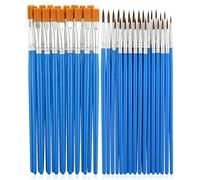 Gkhlg 100 Pack Small Paint Brushes for Acrylic Painting Kids Paint Brush Set for Children Students Artists Face Painting Craft Classroom Art Supplies
