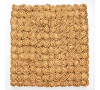 Gkhlg 144 Pcs Foam Roses Artificial Flowers with Soft PE Foam Stems Craft Flowers for DIY Crafters to Decorate Home Parties and Holidays (Gold)