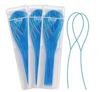 Gkhlg 150PCS Floss Threader Super Floss Braces Cleaning Kit Flexible Nylon Oral Care Tool for Braces Bridges Implants Crowns Travel Home Use