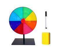 Gkhlg 3-Piece Spin the Wheel Set with Stand Durable Spinning Wheel for Prizes Perfect for Parties Corporate Events Classroom Activities and Carnival Games