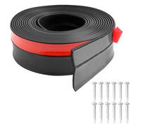 Gkhlg 3m Garage Door Seal Rubber Seal Strip Weatherproof Door Bottom Draught Excluder for Homeowners to Block Wind Rain Debris for Garage Doors