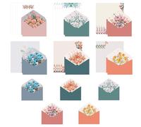 Gkhlg 41Pcs Letter Writing Set Floral Writing Paper and Envelopes Kit Elegant Lined Stationery for Women Girls Writing Letters Notes Greeting Cards Home Office School