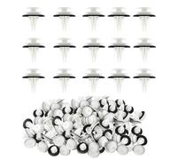Gkhlg 50 Pcs Car Door Trim Clips Kit Plastic Fasteners with Sponge Cushion Bumper Clips Anti-Vibration and Anti-Damage Car Trim clips Easy Installation for Door Panels Bumpers Hoods