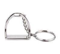 Gkhowiu 1Pcs Simple Elegant Design Western Stirrup Key Tool For Men Women Bag Decoration Equestrian Equine Horse Theme