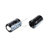 Gkhowiu 2 Pcs 4700uF 25V 105C Electrolytic Capacitors Black 26x16mm