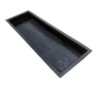Gkhowiu Imitation Wood Grain DIY Path Maker Paving Cement Brick Mold Stepping Pavement Road Concrete Mould