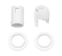 Gkhowiu Plastic Shell Screw Type E14 Bulb Light Lamp Holder Socket AC 250V 2A