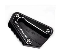 GKHUBJFH Kickstand Extension Pad For Goldwing 1800 2018-2024 Gold Wing GL1800 2002-2017 Motorcycle CNC Foot Support Plate Kickstand Side Stand Extension(Black,2002-2017)