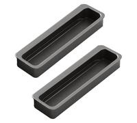 GKIRQVPE Aluminum Alloy Flush Sliding Door Pull Handles | Brushed Gold, Hole Spacing 96-384 mm, 2 Pack: For Sliding Doors And Drawers(Hole Spacing 160Mm)