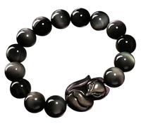 GKIRQVPE Rainbow Obsidian Feng Shui Bracelet