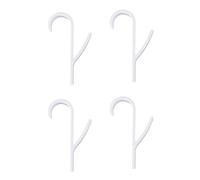 GKIYMLLFV Bathroom Shower Towel Holder Hanger Heated Radiator Rail Hooks Clips Storage Racks Clothes Scarf Hanger Hooks(4 Piece)