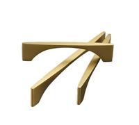 GKIYMLLFV Brass Furniture Handles Nordic Modern Wardrobe Dresser Cupboard Cabinet Drawer Shoe Box Pulls Light Luxury Gold Knobs(SB-2XL,Screw Length 2.5cm)