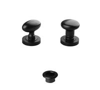 GKIYMLLFV Privacy Door Lever Set Black Zinc Alloy Hidden Door Lock Invisible Sliding Door Handle Lock Keyless Mechanical Door Lock(Round Gold with Key)
