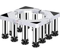GKJHTED Washing Machine Stand Base Washing Machine Pedestal Multifunctional Refrigerator Base 40-65cm Telescopic Floor Trays Large Outside Plant Con