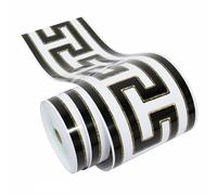 GKKBUFF Modern Geometric Wall Covering PVC Wallpaper Border Borders Stickers Border Decortaive Tile Stickers Kitchen Cabinet Toilet Border for Ceiling/Corner/Furniture/Door/Wardrobe/Home Decor
