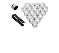 GKLYJCDR 20 pieces Car Wheel Nut Caps, for VW Golf 8 (vlll) 2019-2024 Car Wheel Nut Caps Practical Car Lug Nut Caps Anti-Dust Wheel Bolt Cover Caps,C-21mm