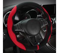 GKLYJCDR Car Steering Wheel Cover, for Mazda 2 Hybrid 2022 Comfort Durability Safety Wheel Sleeve Protector Interior Accessories,A