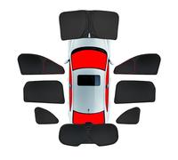 GKLYJCDR Car sun visor set, for VW ID3 2021+ Front Rear Back Car Windows Privacy Sun Shades Breathable Mesh Privacy Protection,G