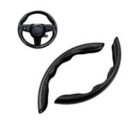 GKLYJCDR Car Wheel Cover Protector, for Seat Leon 1.0 TSI 2015-2025 Car Segmented Steering Wheel Protector Anti-Skid Steering Wheel Protector Accessories,A